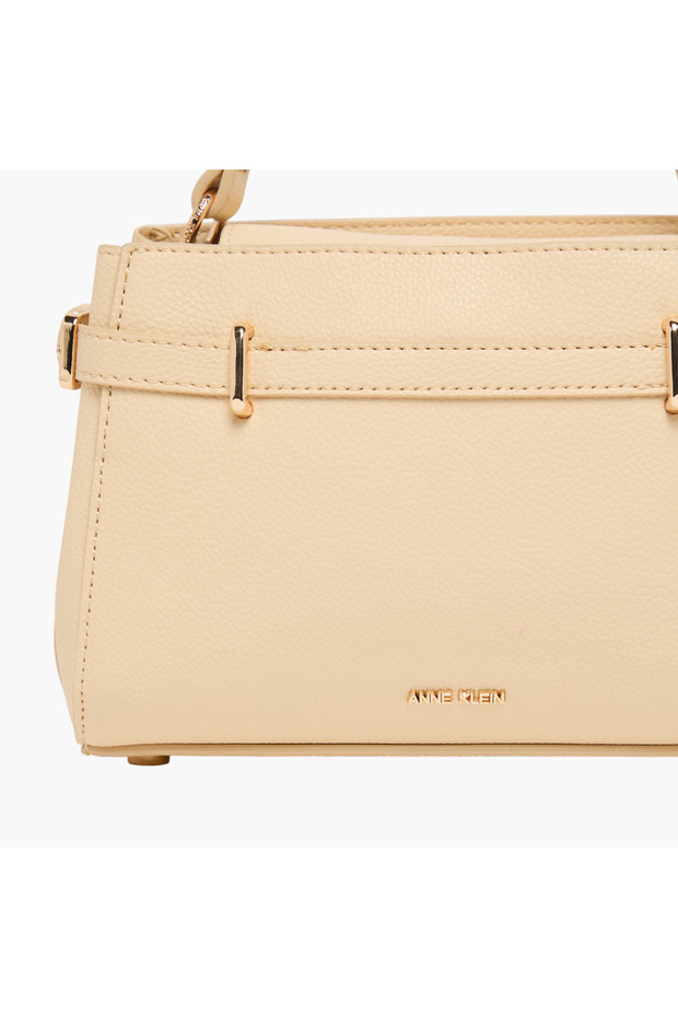 حقيبة كتف صلبة مع حزام قابل للفصل - 5