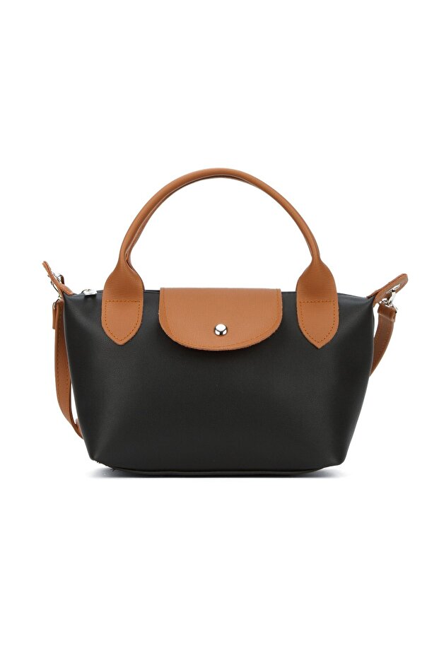 Women's Black Tiger Small Hand and Shoulder Bag