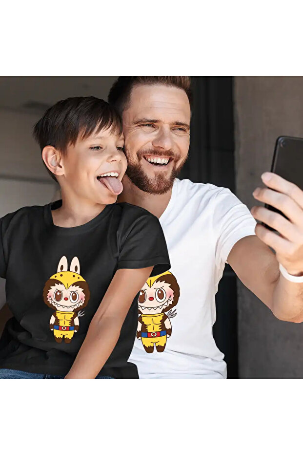 Tricou Copii Labubu Wolverine - 3