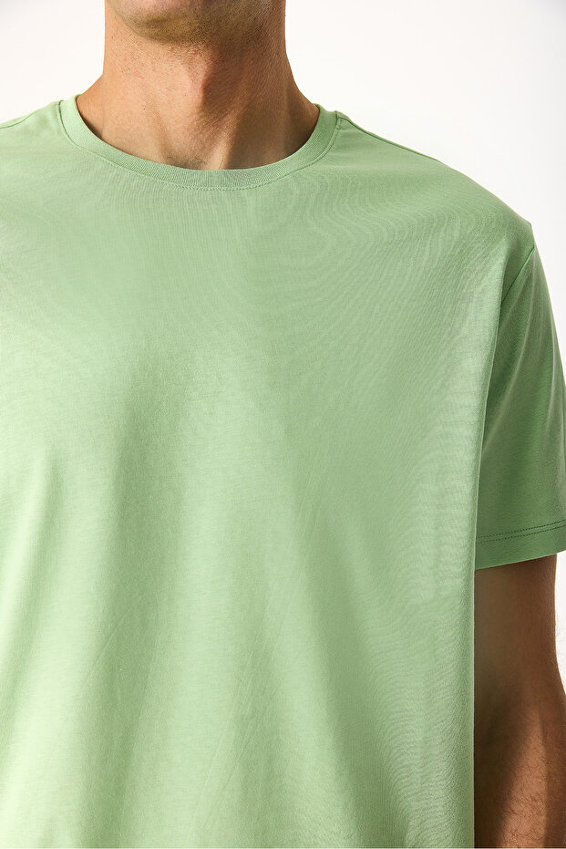 Danny Zero Collar 100% Cotton Basic T-Shirt - 7