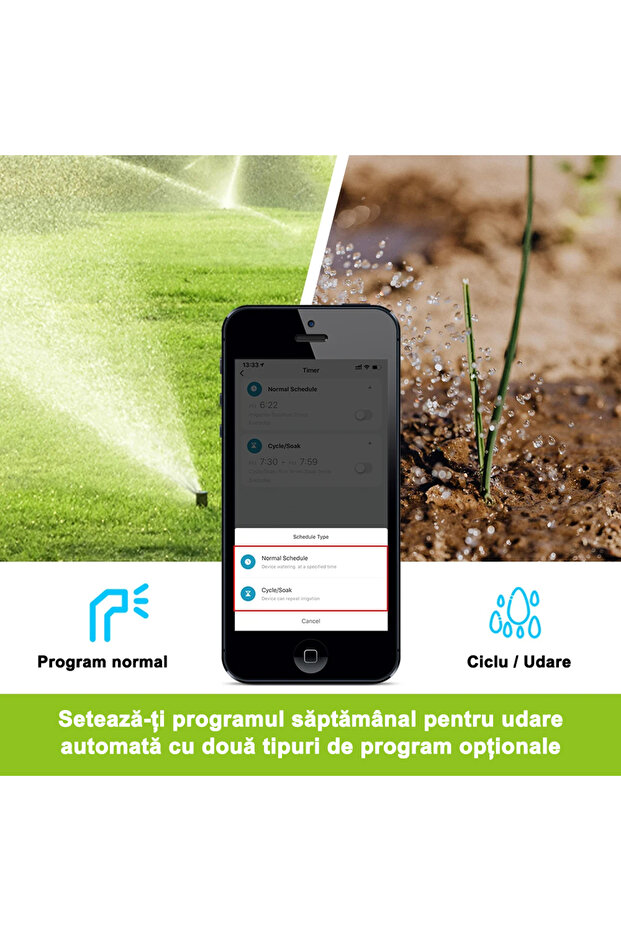 Smart WiFi Irrigation Programmer, Compatible with Tuya Mobile Application - 4