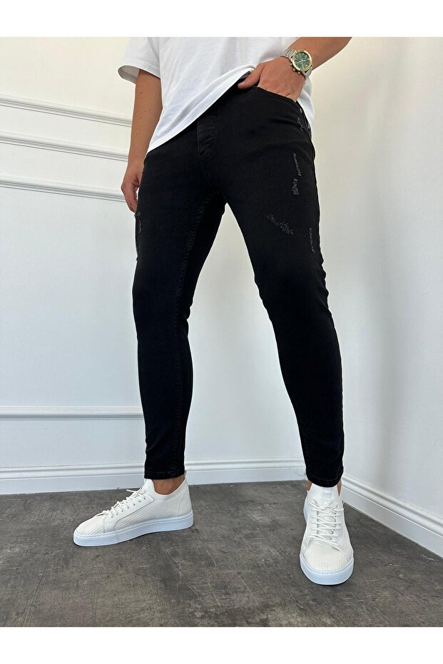 Slimfit Jean with Smoked Grinding