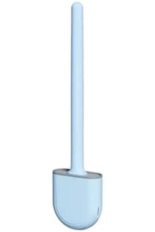 Flexible Silicone Toilet Brush with Holder