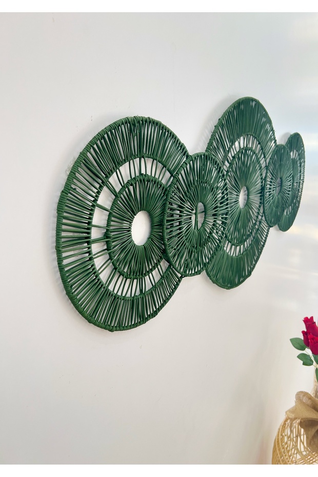 Rattan duvar seti (Tek parça halindedir) - 4