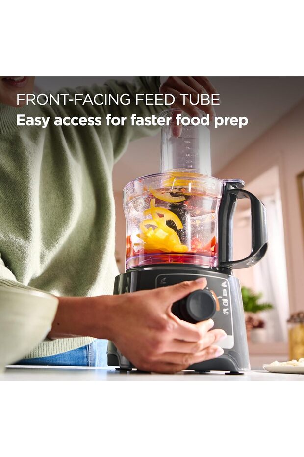 Food Processor 800W Multi-Functional with Blender, Citrus Juicer, Reversible Slicing/Grating - 5