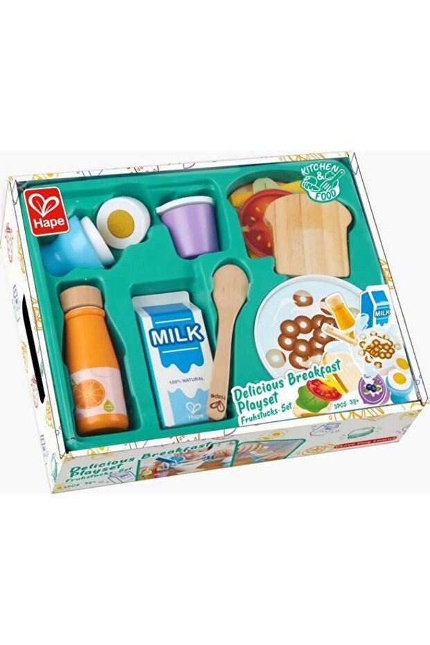 Set de joaca din lemn - Mic dejun - 1