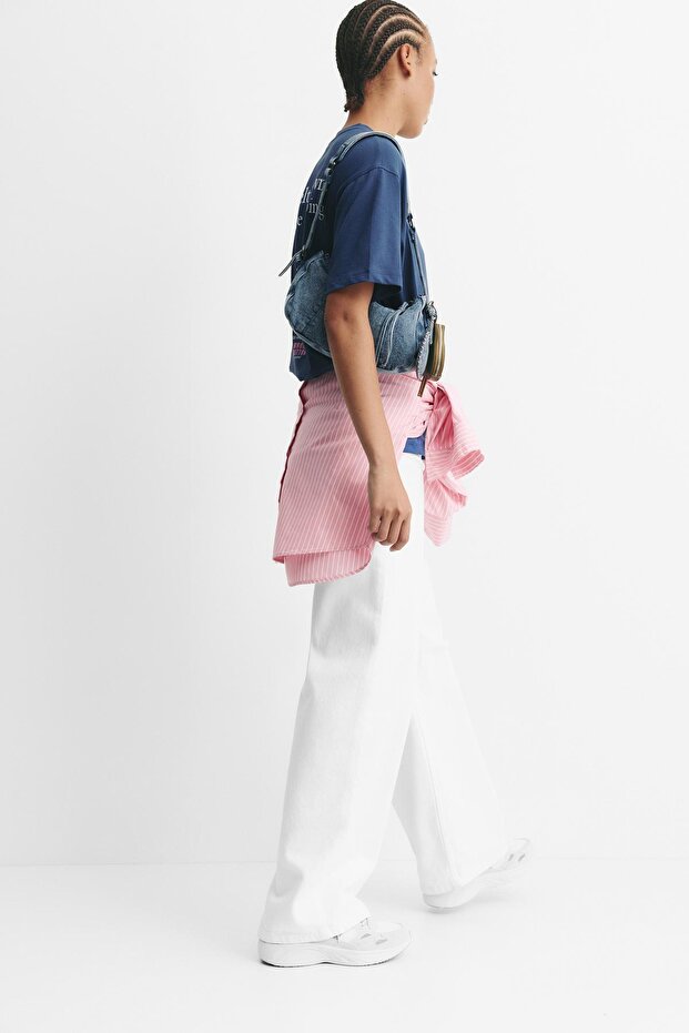 Telefon grafik baskılı t-shirt - 3