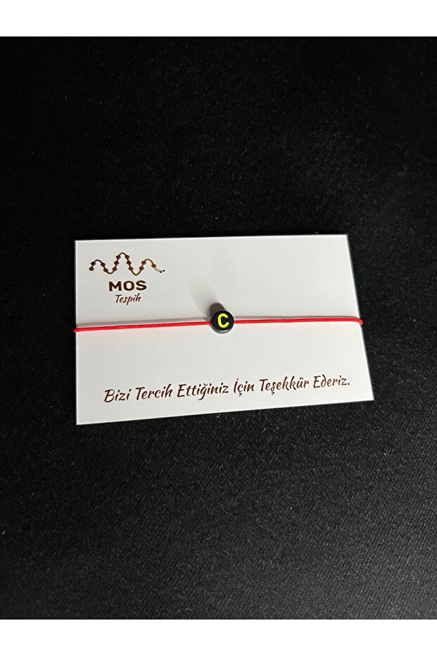 Letter C Adjustable Drawstring Luck Bracelet - 2