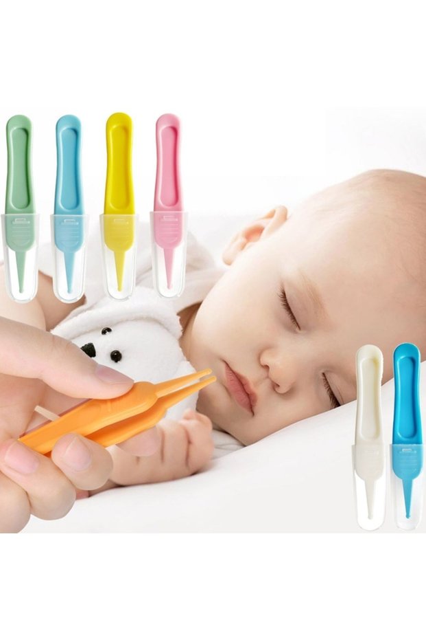 Baby Nose Navel Ear Cleaning Tweezers (1,5X8,6 cm)