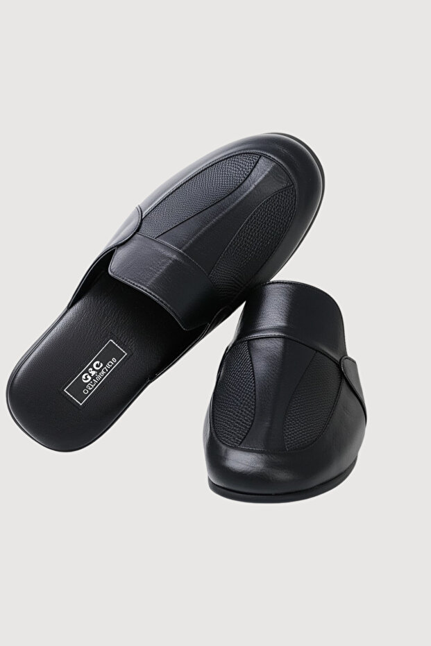 Men's Textured House Slippers Groom Gift Vr.Gc.03.T15.Y19