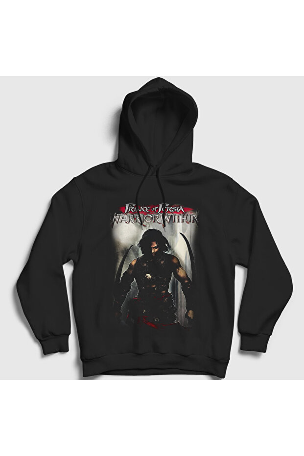 Unisex Black Warrior Within Prince of Persia Hooded Sweatshirt 569987Tt
