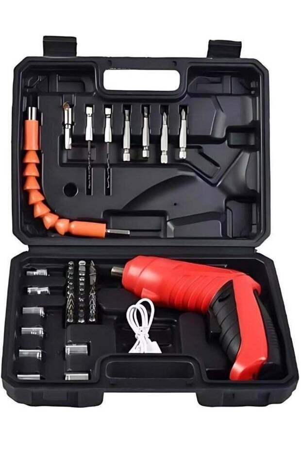 مجموعة أدوات الحفر، مثقاب إلكتروني لاسلكي ذكي - 1