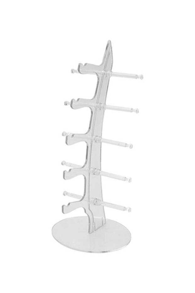 5 Layer Sunglasses Display Rack Clear