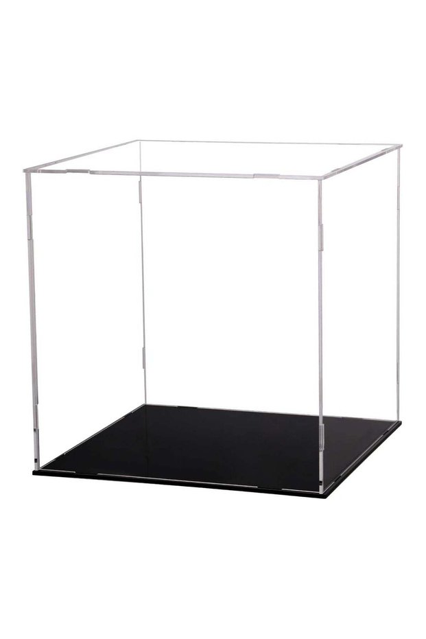 Display Case for Collectibles Assemble Clear Acrylic Box Alternative Glass Case for Display Action