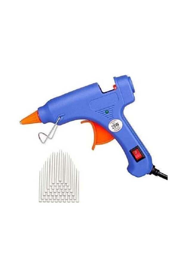 Hot Melt Glue Gun with secure nozzle, 50Pcs Glue Sticks