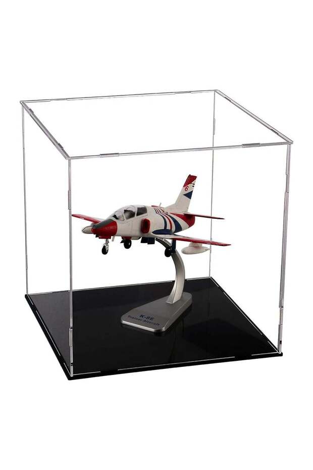 Display case for collectibles assemble clear acrylic box alternative glass case for display action