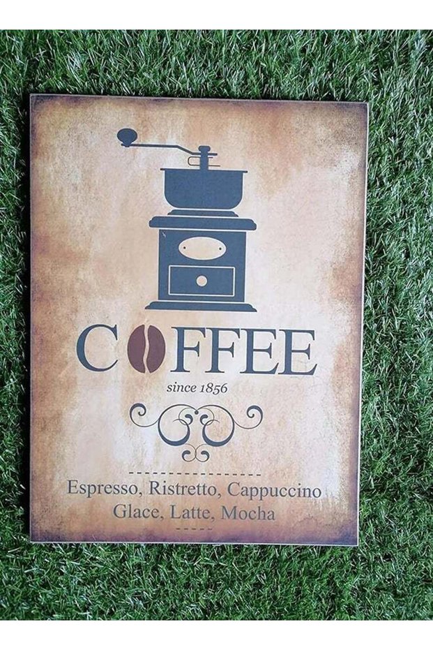 Hometaste Wooden Wall Hanging Coffee Frame Wall Decorative Coffee Frame Coffee Manu Frame For Bar R
