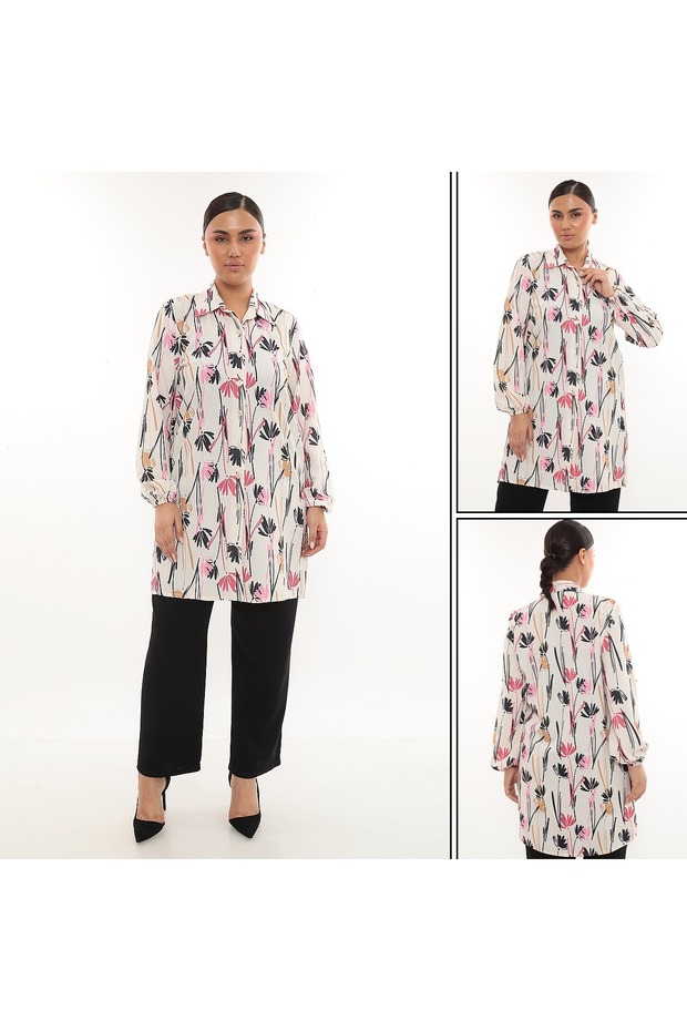 Дамски модел с разрез - 5