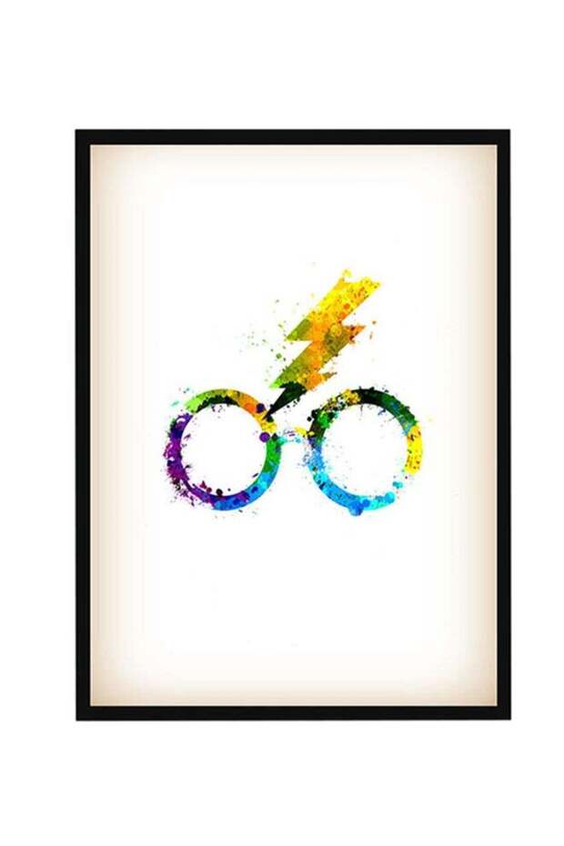 Harry Potter Poster With Frame Multicolour 40x55cm