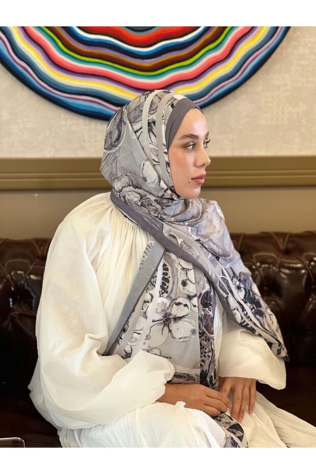 Lipa Desen Bambu Şal - 3