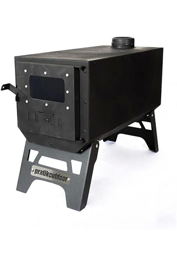 Kuzinesiz Kamp Ve Çadır Sobası Katlanır Ayaklı Kamp Sobası Çantalı - 6
