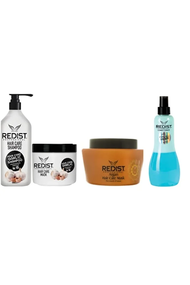 Set Șampon Usturoi 1000 ml + Mască Argan 500 ml + Balsam Spray 400 ml - 1