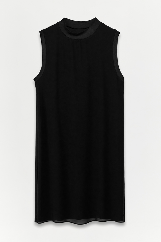 Sıfır Kol Basıc Penye Tunik - 1