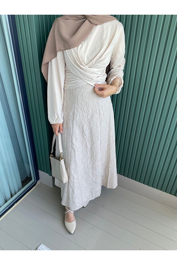 ÇİFT DRAPELİ BLUZ - 3