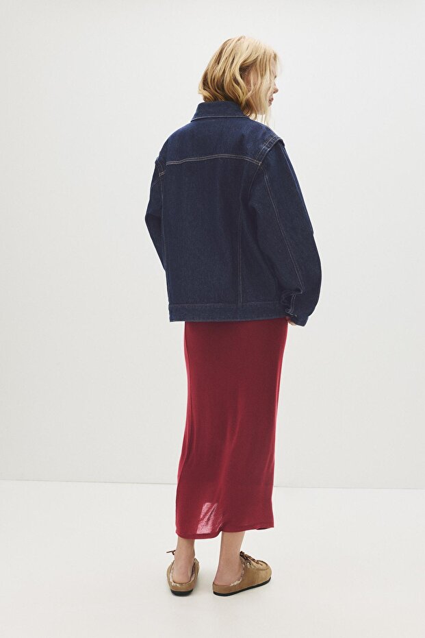 Trucker Kot Ceket - 4