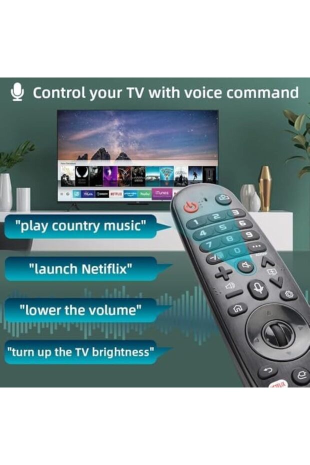 NEW Universal Remote Control for All Magic OLED NanoCell 4K UHD LCD LED HDR 3D Smart Series TV with - 4