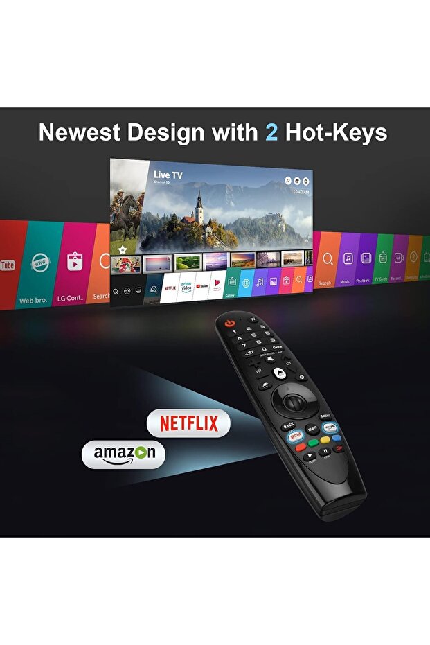 جهاز تحكم عن بعد عالمي للتلفزيون الذكي بديل جهاز التحكم السحري - 5