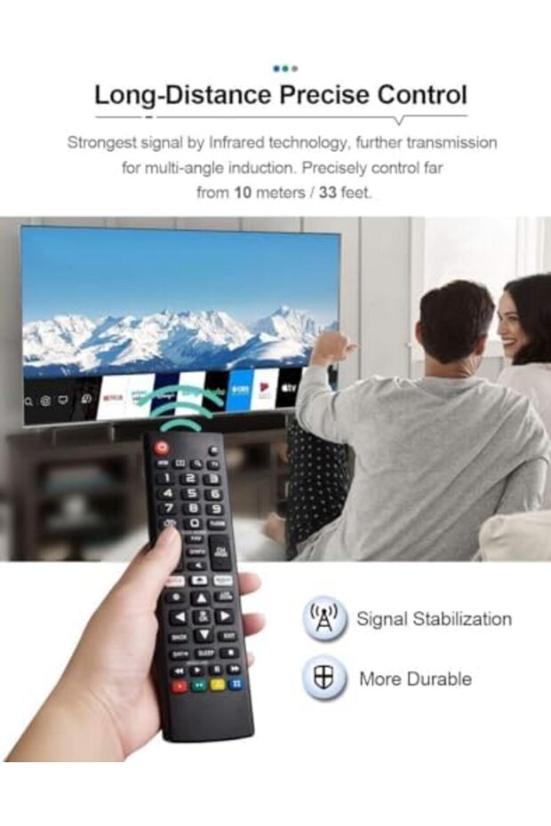 Universal Remote Control for All Smart TVs - 4