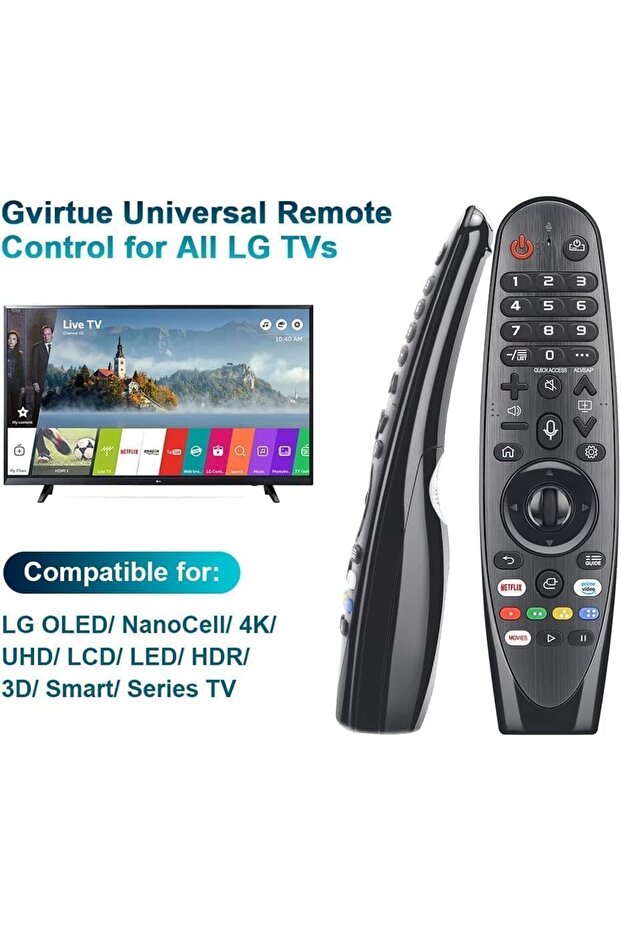NEW Universal Remote Control for All Magic OLED NanoCell 4K UHD LCD LED HDR 3D Smart Series TV with - 3
