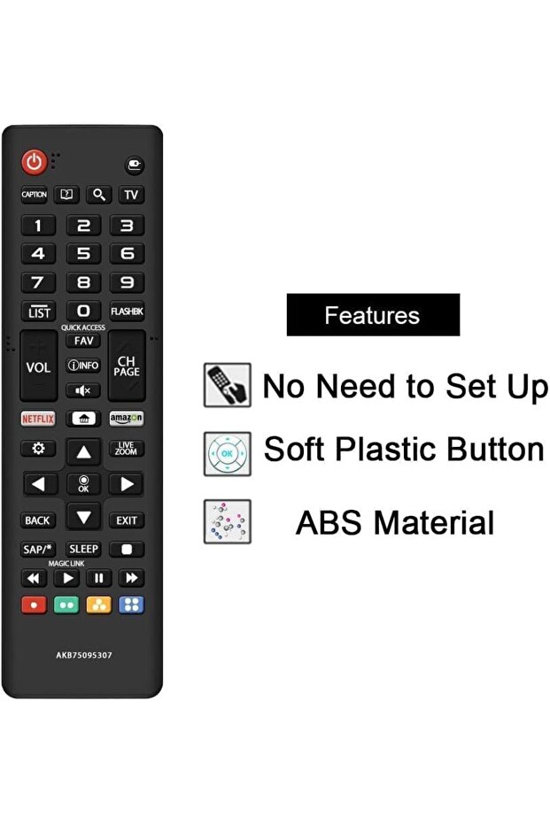 جهاز تحكم عن بعد عالمي، AKB75095307 - 4