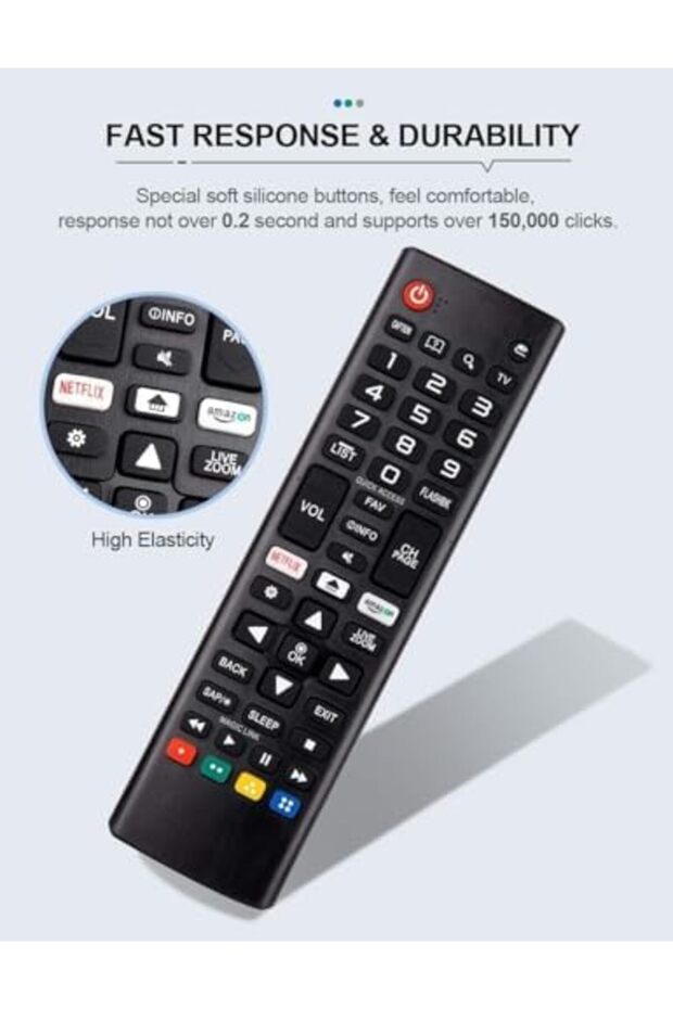 Universal Remote Control for All Smart TVs - 5