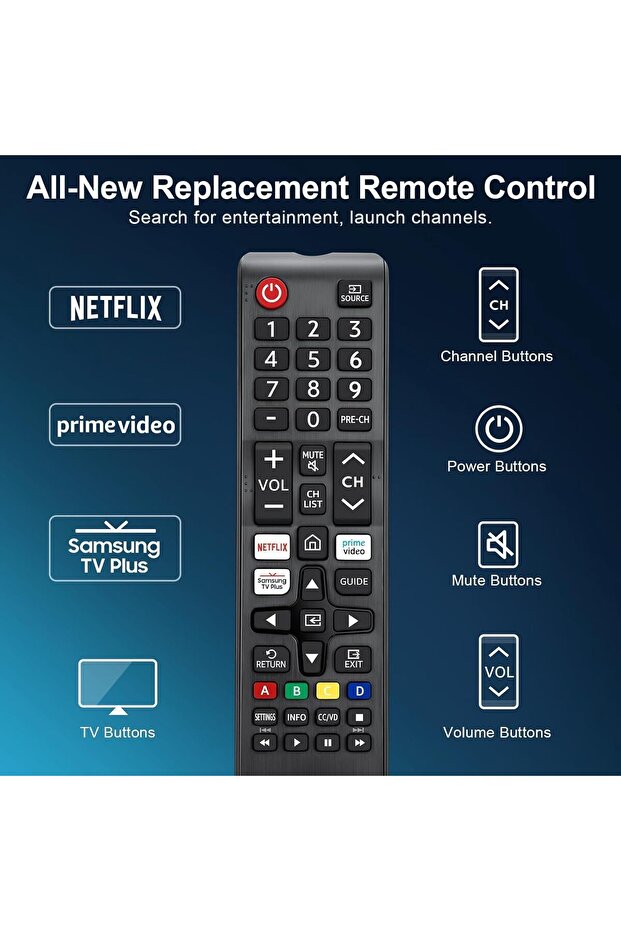 جهاز تحكم عن بعد عالمي للتلفزيون الذكي بديل عن جهاز التحكم عن بعد - 7