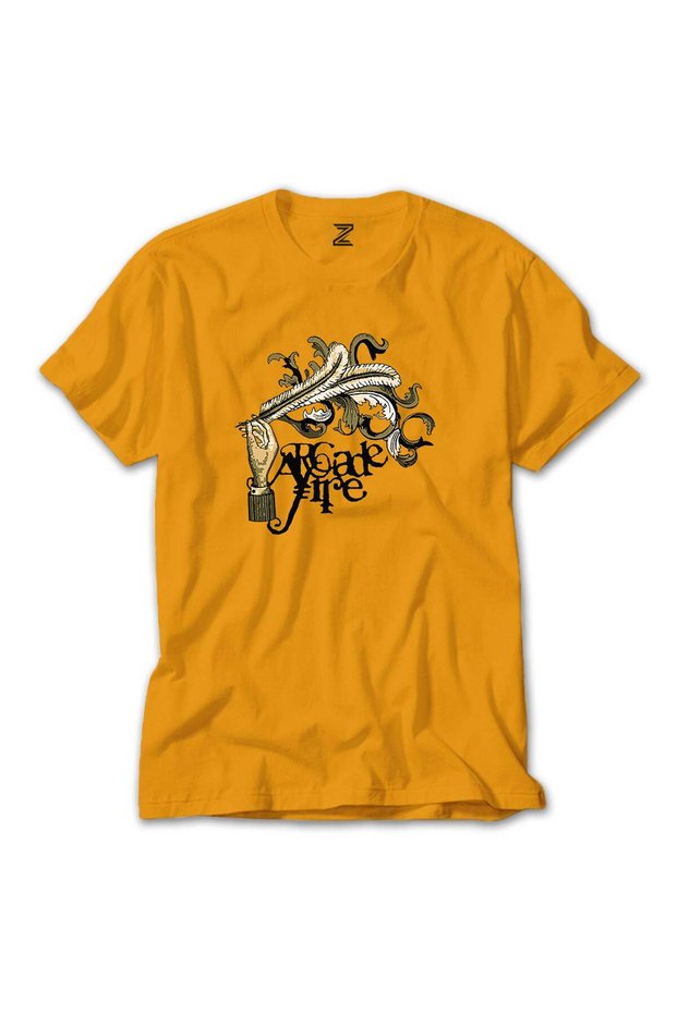 Arcade Fire Funeral Classic Yellow T-Shirt