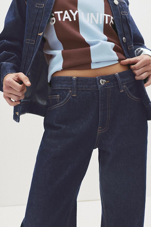 Selvedge düz kesim jean - 2