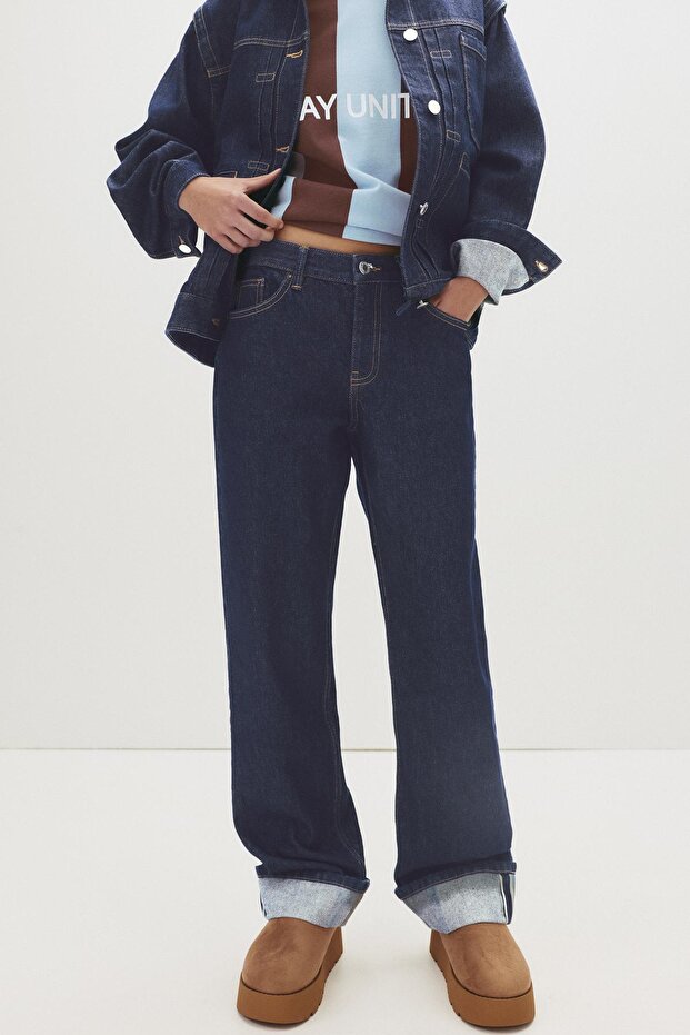 Selvedge düz kesim jean - 4