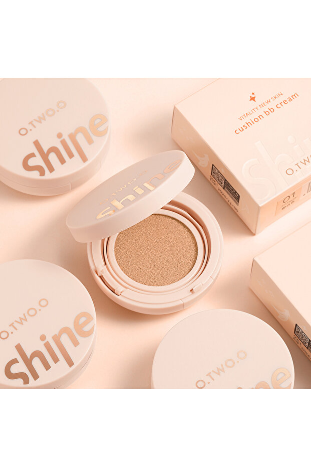 O.TWO.O Vitality New Skin Cushion BB Cream – Lightweight, Brightening Coverage