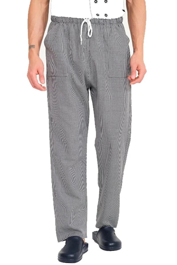 Lastikli Aşçı Pantolonu - 1