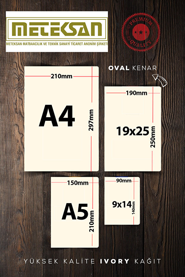 9x14 Cm Ebat Cep Boy Not Defteri ivory Kağıt Dokulu Karton Kapak İplik Dikiş - 2