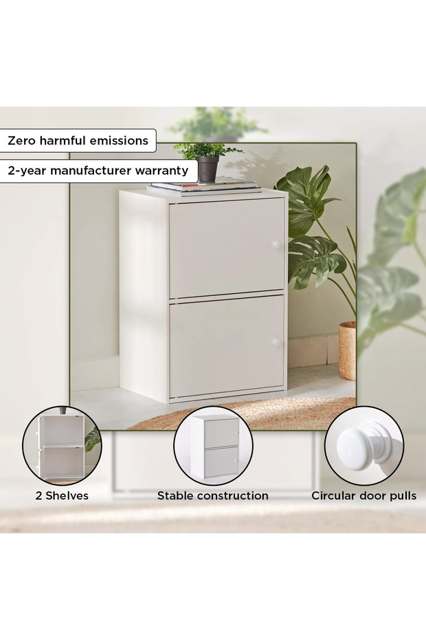 Vanilla Junior 2-Door Storage Unit - 4