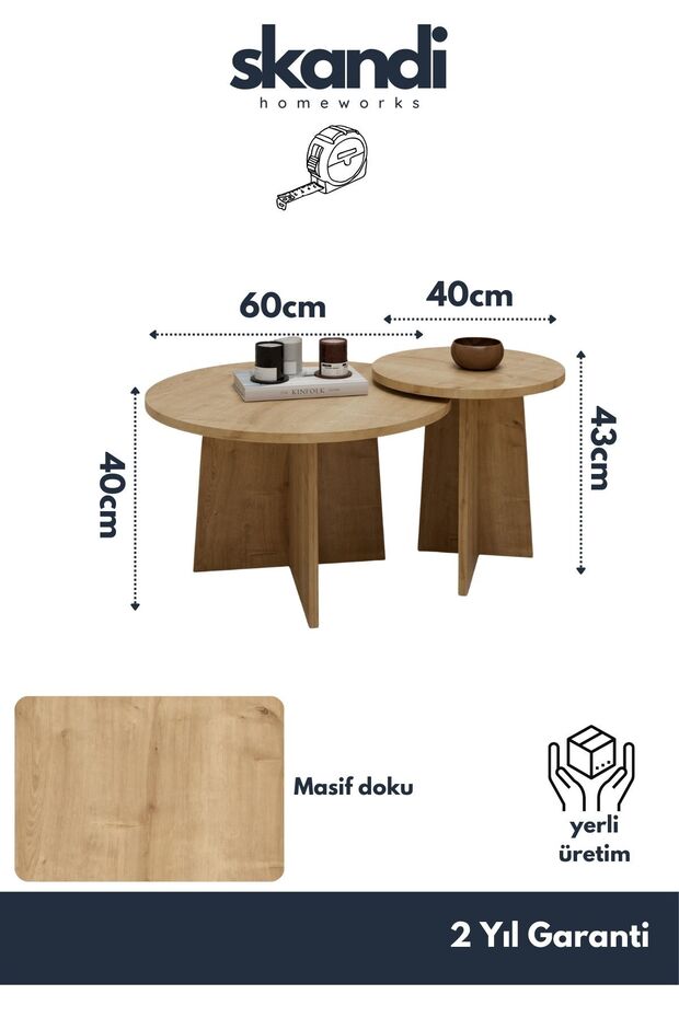 Maya 2li Orta Sehpa Seti - 6