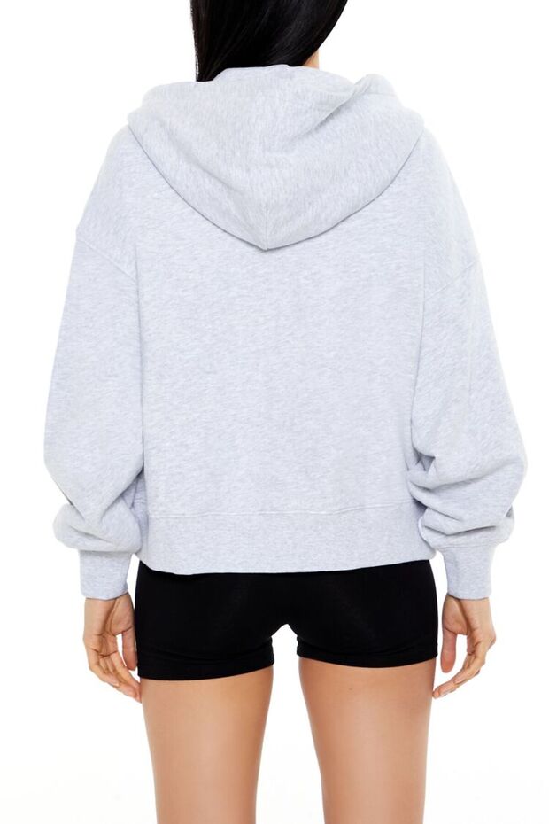 Kapüşonlu Fermuarlı Sweatshirt - 5