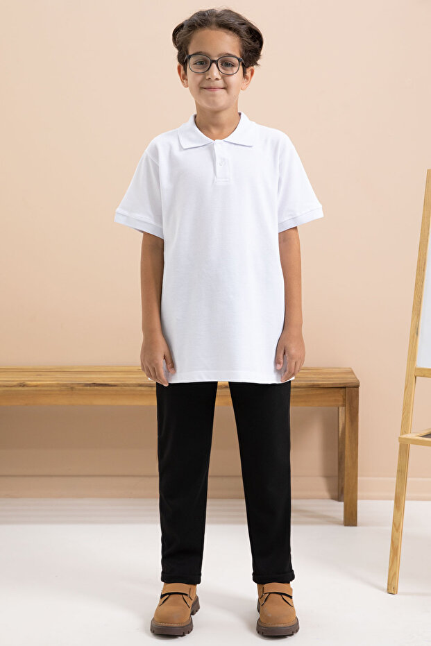 Boys' Polo Neck Short Sleeve School T-Shirt 21410