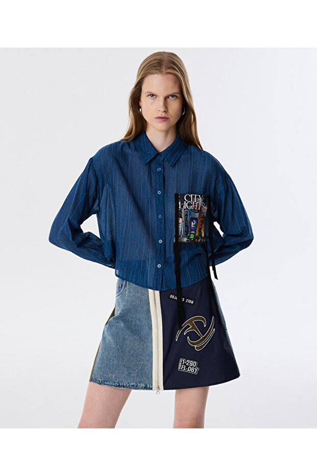 PATCH'Lİ GÖMLEK - 1