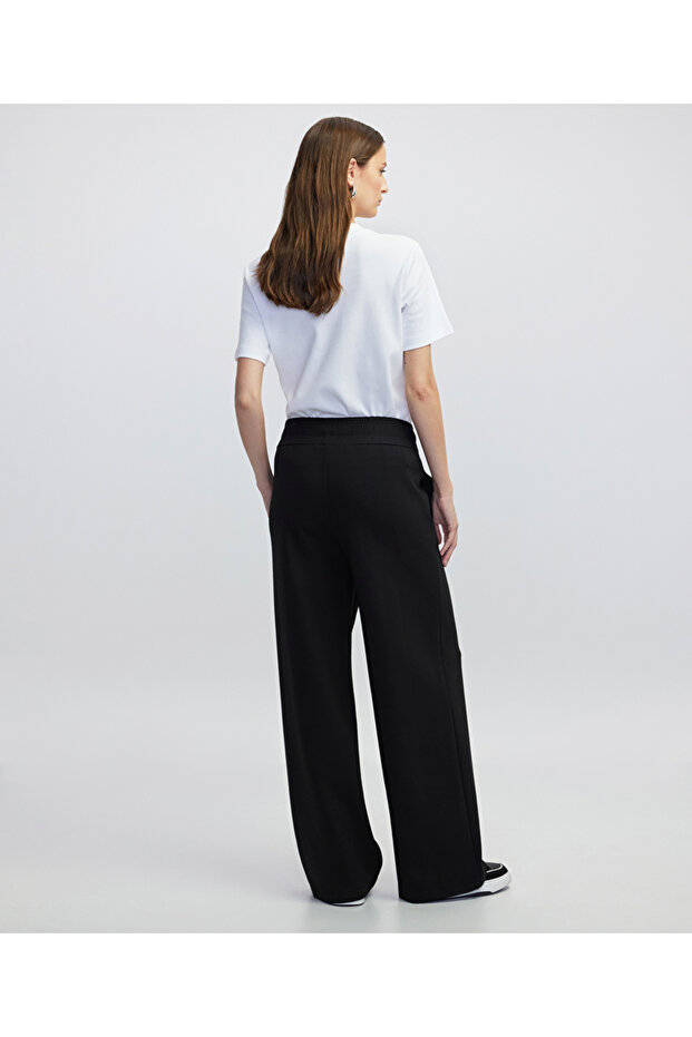 Elastik bel pantolon - 6