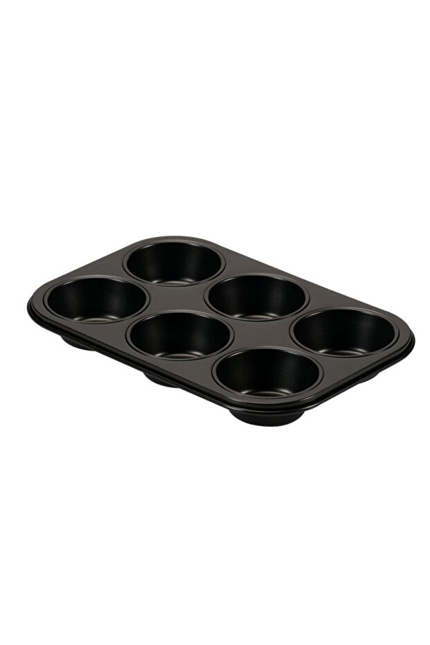Gardenia Steel Muffin Tray 27X18,5X2,9 cm 6 Pcs