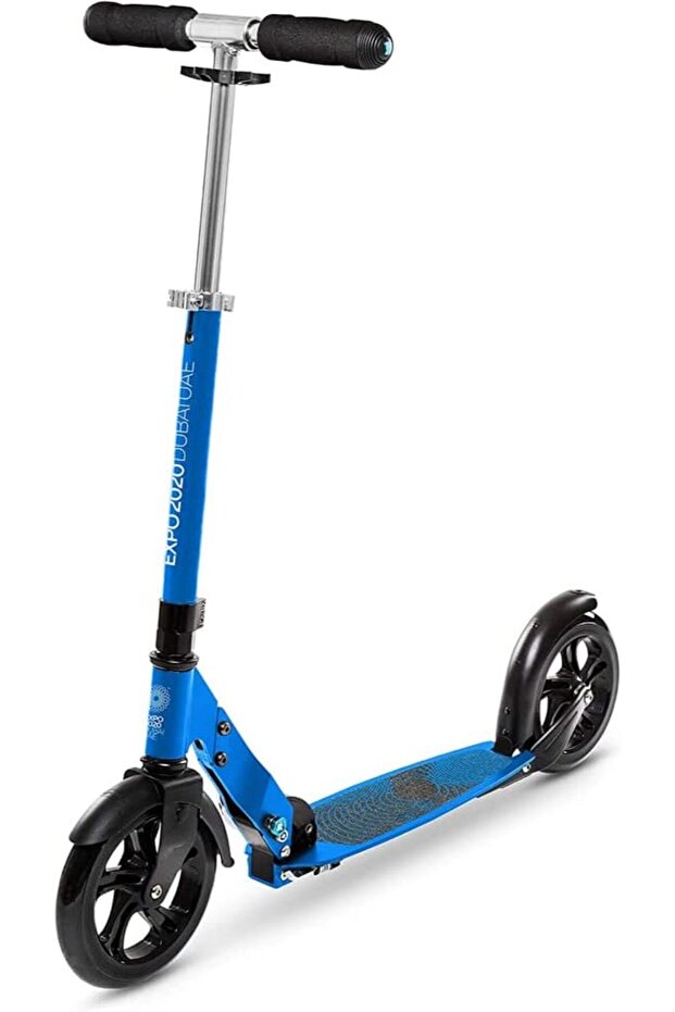 Scooters | Expo 2020 Classic Adult Scooter | Big Wheels | City Commuting | Foldable | Blue